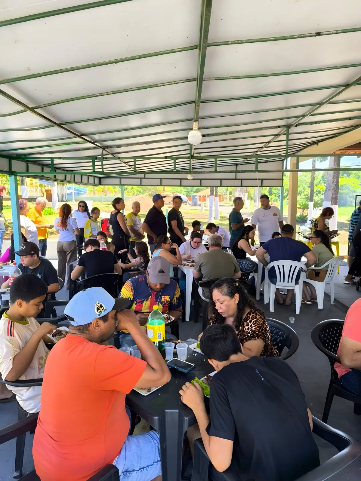 Plantão de vendas cheio no lançamento do Raposa Water Park